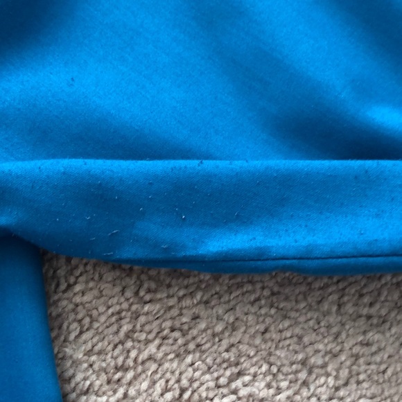 Geoffrey Beene Teal Fitted Button Down Shirt - Picture 4 of 7